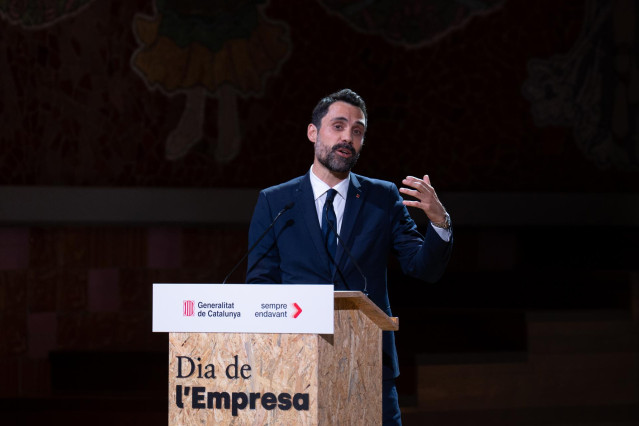 Archivo - El conseller de Empresa y Trabajo, Roger Torrent