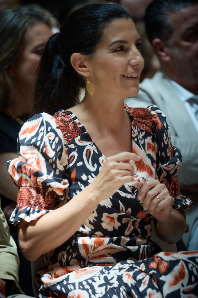 Rocío Monasterio en la presentación de la programación de Hispanidad 2024, en Real Casa de Correos, a 10 de julio del 2024, en Madrid
