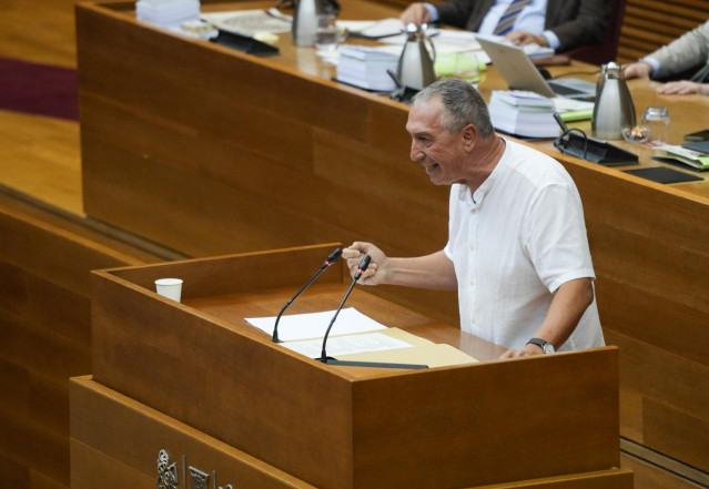 El diputado de Compromís en las Cortes valencianas, Joan Baldoví, en imagen de archivo