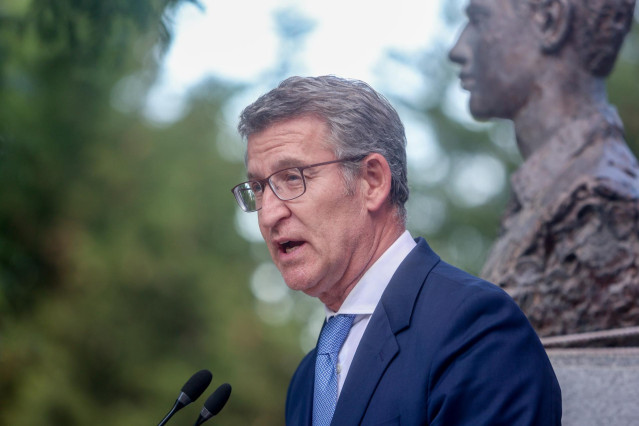 El presidente del PP, Alberto Núñez Feijóo.