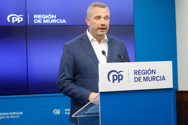 El vicesecretario de Organización, Comunicación y Electoral del PP de la Región de Murcia, Joaquín Segado