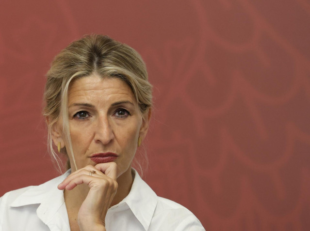La vicepresidenta segunda y ministra de Trabajo y Economía Social, Yolanda Díaz.