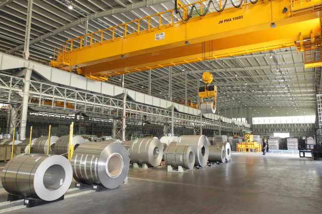Archivo - Planta de Acerinox
