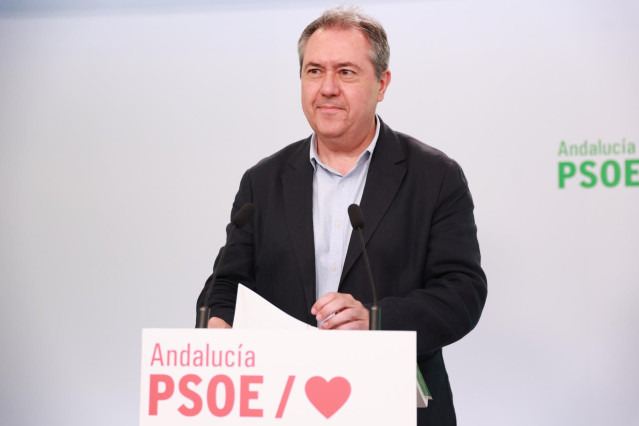 Archivo - El secretario general del PSOE en Andalucía, Juan Espadas, en una imagen de archivo.