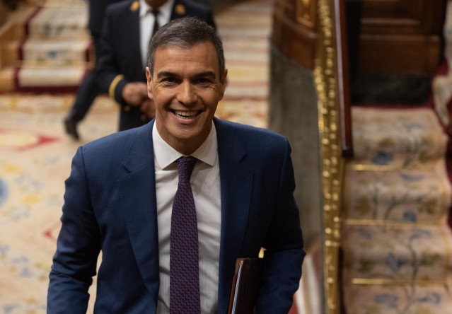 Archivo - El presidente del Gobierno, Pedro Sánchez, en el Congreso de los Diputados, a 12 de junio de 2024, en Madrid (España).