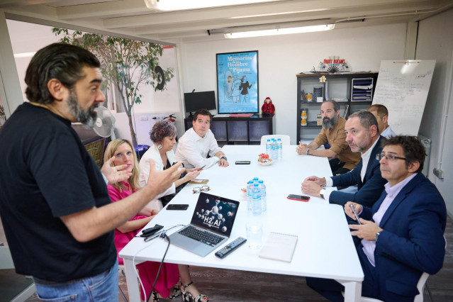 Reunión de la representación navarra de la Junta de Transferencias.