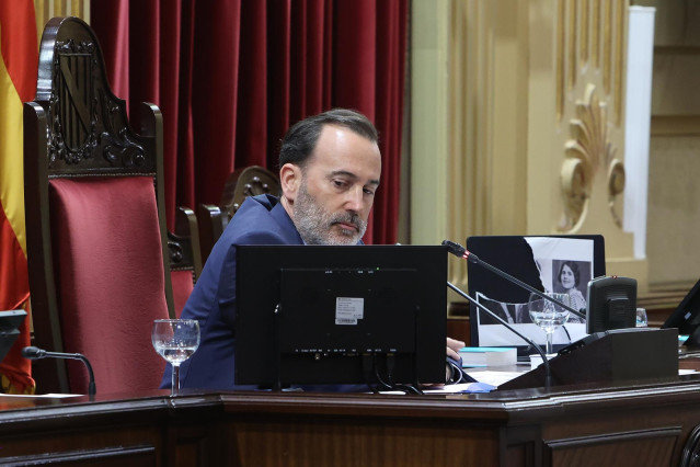 El presidente del Parlament, Gabriel Le Senne.