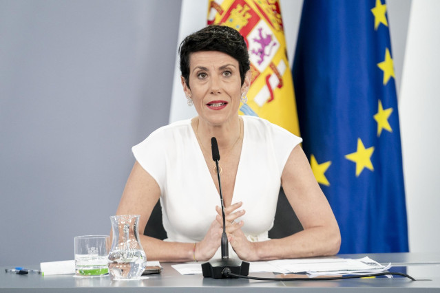 La ministra de Inclusión, Seguridad Social y Migraciones, Elma Saiz.