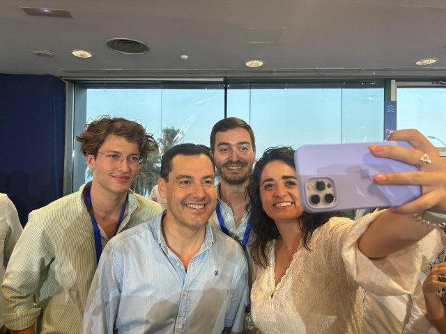 La presidenta regional de Nuevas Generaciones de Andalucía, la begijense María José Carmona.