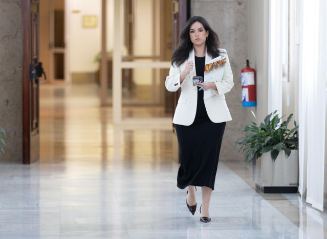 Archivo - La portavoz de VOX en el Congreso, Pepa Millán, en el Congreso de los Diputados.