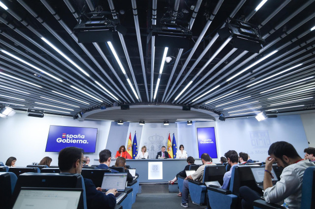 Archivo - Rueda de prensa del Consejo de Ministros