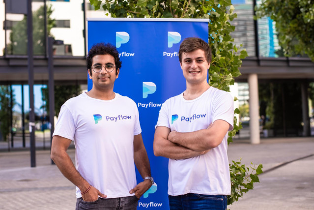 Archivo - Avinash Sukhwani y Benoit Menardo, co-fundadores de Payflow.