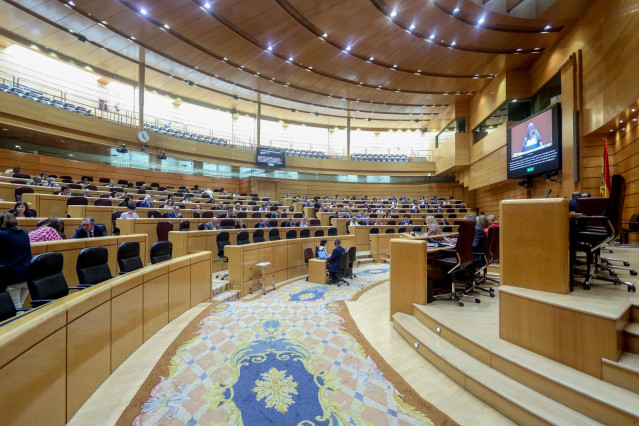 Archivo - Vista general de una sesión plenaria, en el Senado, a 18 de junio de 2024, en Madrid (España).