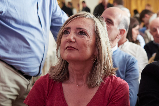 Archivo - La presidenta de UPN, Cristina Ibarrola.
