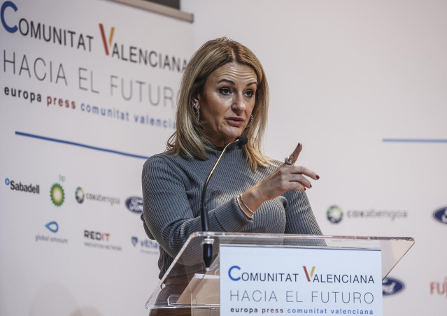 Archivo - La Consellera de Innovación Industria, Comercio y Turismo, Nuria Montes, en la jornada 'Comunitat Valenciana, hacia el futuro', en la Confederación  Empresarial de la Comunitat Valenciana