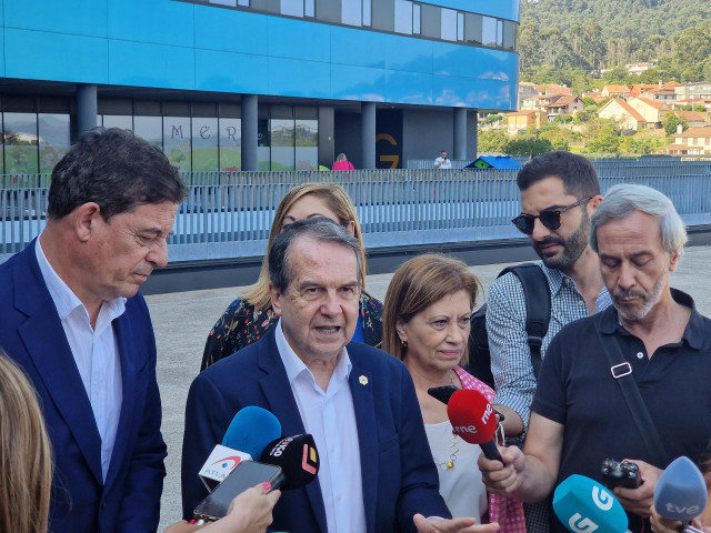 Besteiro y Caballero este viernes en Vigo.