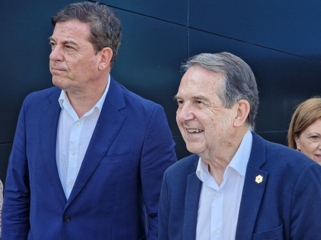 Besteiro y Caballero este viernes en Vigo.