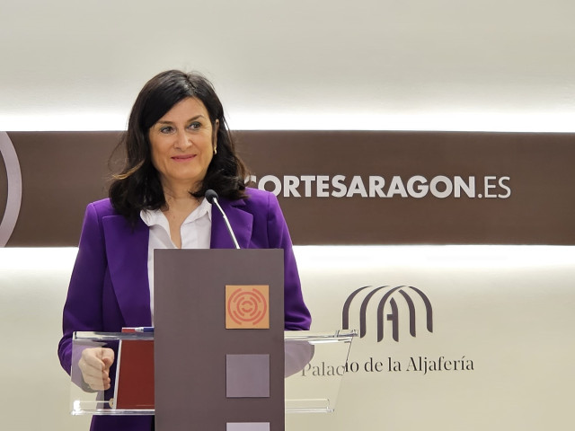 La diputada de CHA, Isabel Lasobras