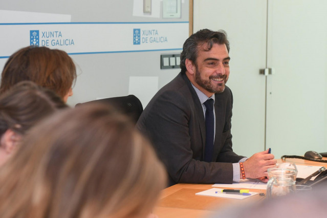 El conselleiro de Presidencia, Xustiza e Deportes, Diego Calvo