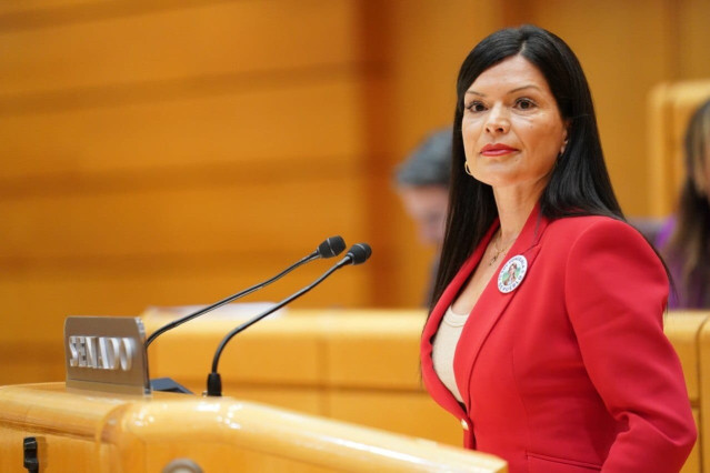 La senadora popular Nidia Arévalo.