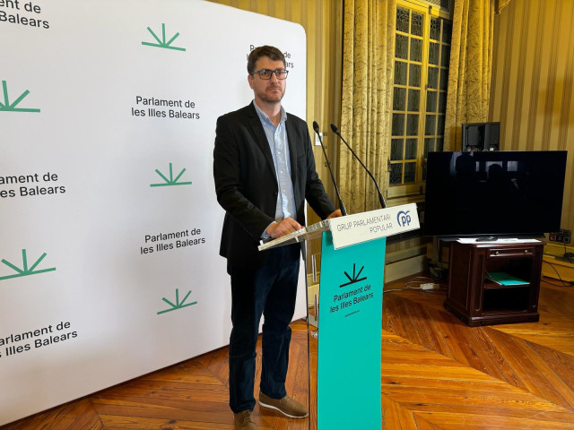 Archivo - El portavoz del PP en el Parlament, Sebastià Sagreras. Archivo.