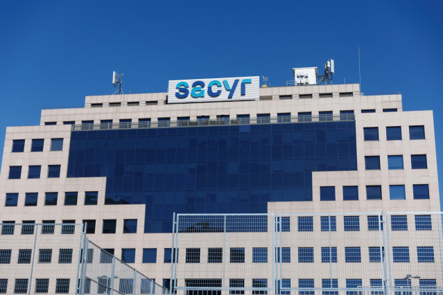 Archivo - Fachada de la sede de Sacyr, a 27 de marzo de 2023, en Madrid (España). Sacyr, S. A. es una empresa española que cotiza en el Ibex 35.