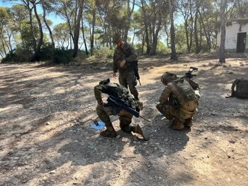 Militares del Batallón Filipinas