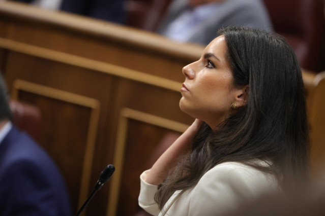 Archivo - La portavoz de Vox en el Congreso, Pepa Millán.