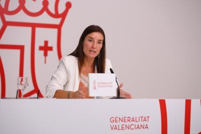 Archivo - La consellera de Hacienda, Economía y Administración Pública y portavoz del Consell, Ruth Merino
