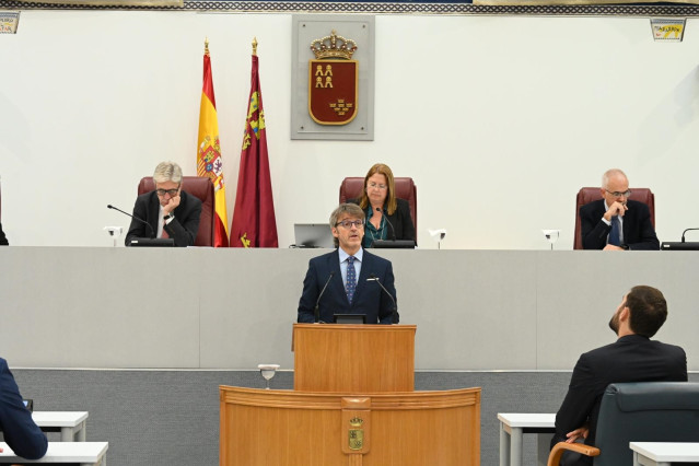 Archivo - El consejero de Economía, Hacienda, Fondos Europeos y Transformación Digital, Luis Alberto Marín