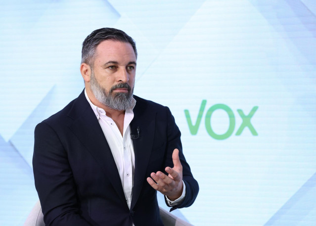 El líder de VOX, Santiago Abascal.