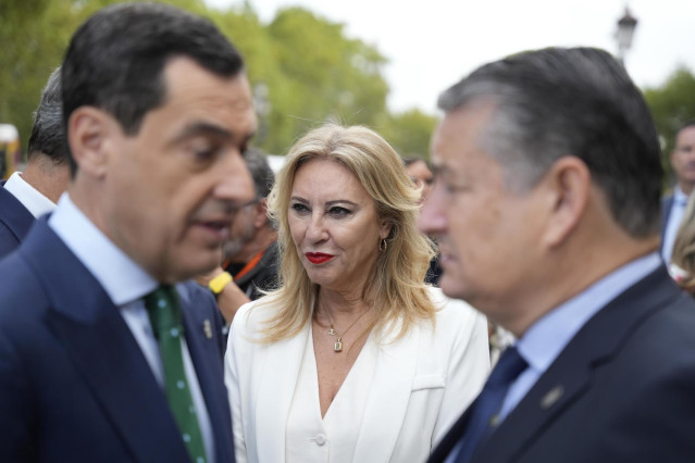 La consejera de Economía, Hacienda y Fondos Europeos y nueva portavoz del Gobierno andaluz, Carolina España,  durante el Consejo de Gobierno en el Palacio de San Telmo, a 30 de julio de 2024 en Sevilla (Andalucía, España).