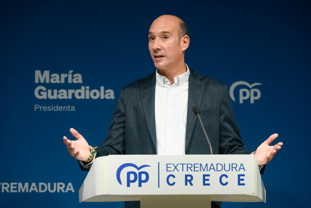 El portavoz del Partido Popular de Extremadura, José Ángel Sánchez Juliá, en una foto de archivo