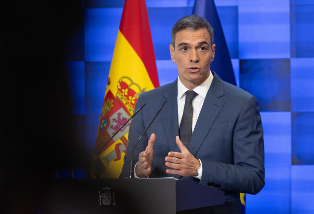 El presidente del Gobierno, Pedro Sánchez