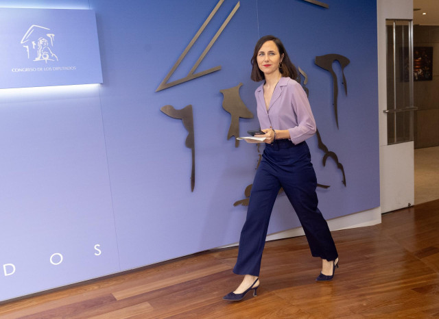 Archivo - La portavoz de Podemos en el Congreso, Ione Belarra, llega a una rueda de prensa anterior a la Junta de Portavoces, en el Congreso de los Diputados, a 18 de junio de 2024, en Madrid (España).