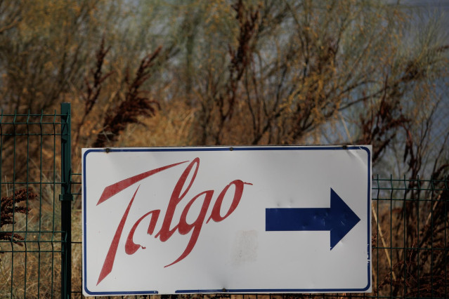 Acceso a la factoría de Talgo Las Matas, a 27 de agosto de 2024, en Las Rozas, Madrid (España)