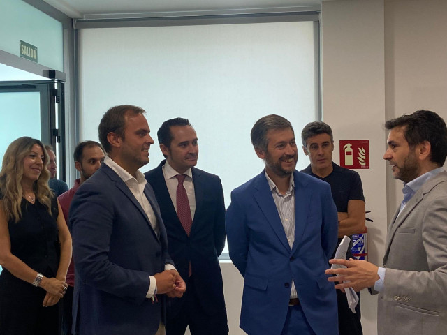 El consejero de Presidencia, Justicia y Administración Local de la Comunidad de Madrid, Miguel Ángel García Martín, visita el nuevo juzgado de primera instancia e instrucción de la localidad
