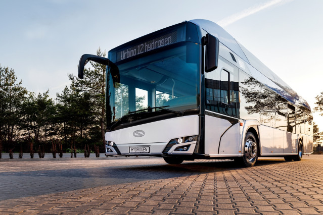 Autobús Solaris de hidrógeno.