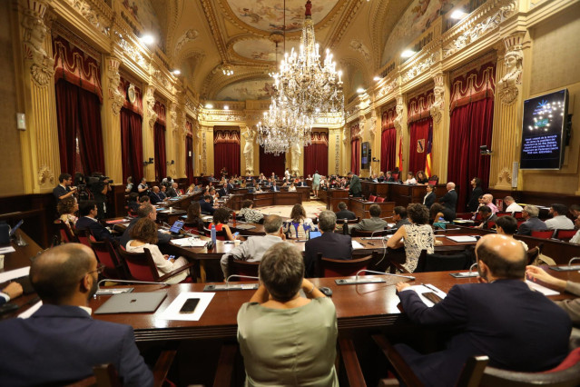 Celebración del pleno extraordinario del Parlament, a 3 de septiembre de 2024