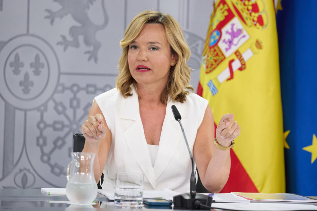 La ministra Portavoz, Pilar Alegría