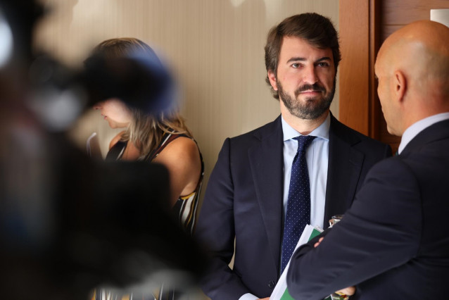 Imagen de archivo del portavoz del Grupo Parlamentario Vox, Juan García-Gallardo
