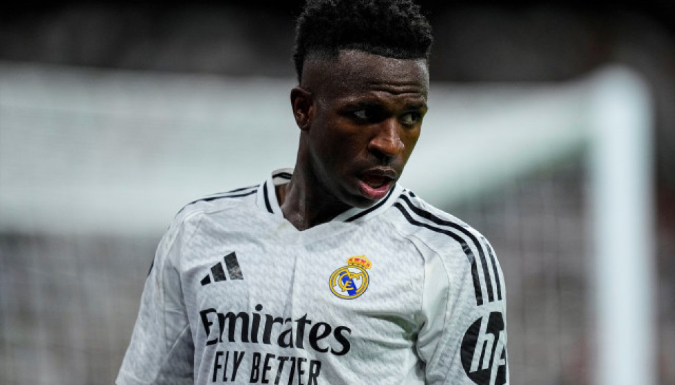 EuropaPress 6187313 vinicius junior of real madrid looks on during the spanish league laliga ea1