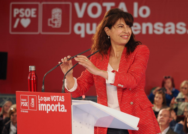 Archivo - La ministra de Igualdad, Ana Redondo, a 21 de mayo de 2023, en Valladolid, Castilla y León (España).