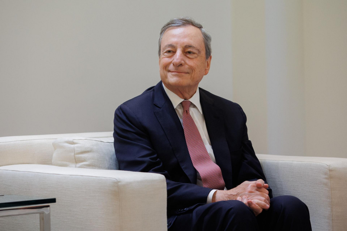 Archivo - El expresidente del Banco Central Europeo y expresidente del Consejo de Ministros de la República de Italia, Mario Draghi, en el Complejo de la Moncloa, a 13 de junio de 2024, en Madrid (Es