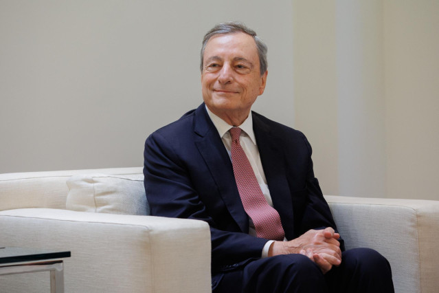 Archivo - El expresidente del Banco Central Europeo y expresidente del Consejo de Ministros de la República de Italia, Mario Draghi, en el Complejo de la Moncloa, a 13 de junio de 2024, en Madrid (España).