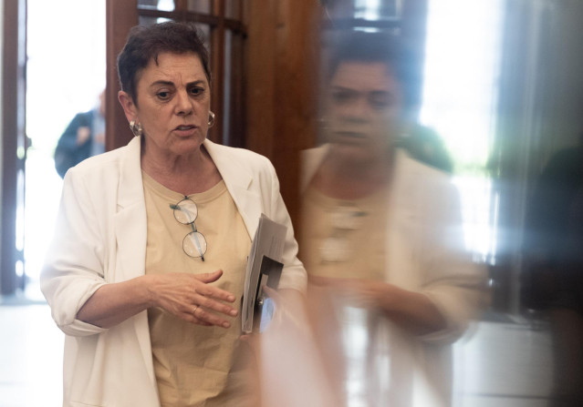 Archivo - La portavoz de EH Bildu en el Congreso, Mertxe Aizpurua