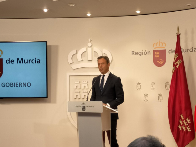 Archivo - El portavoz del Gobierno regional, Marcos Ortuño