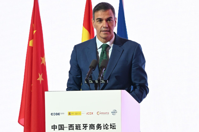 El presidente del Gobierno de España, Pedro Sánchez