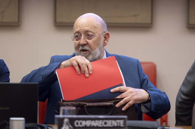El presidente del Centro de Investigaciones Sociológicas (CIS), José Félix Tezanos, comparece en Comisión Constitucional del Congreso, a 11 de septiembre de 2024, en Madrid (España).