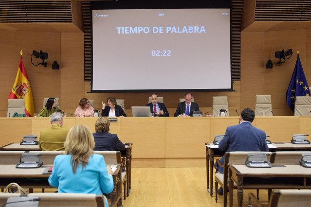 Archivo - La consejera de Presidencia y Administraciones Públicas de las Illes Balears, Maria Estarellas Torrens (3i), comparece en el Congreso de los Diputados, a 27 de mayo de 2024, en Madrid (España).